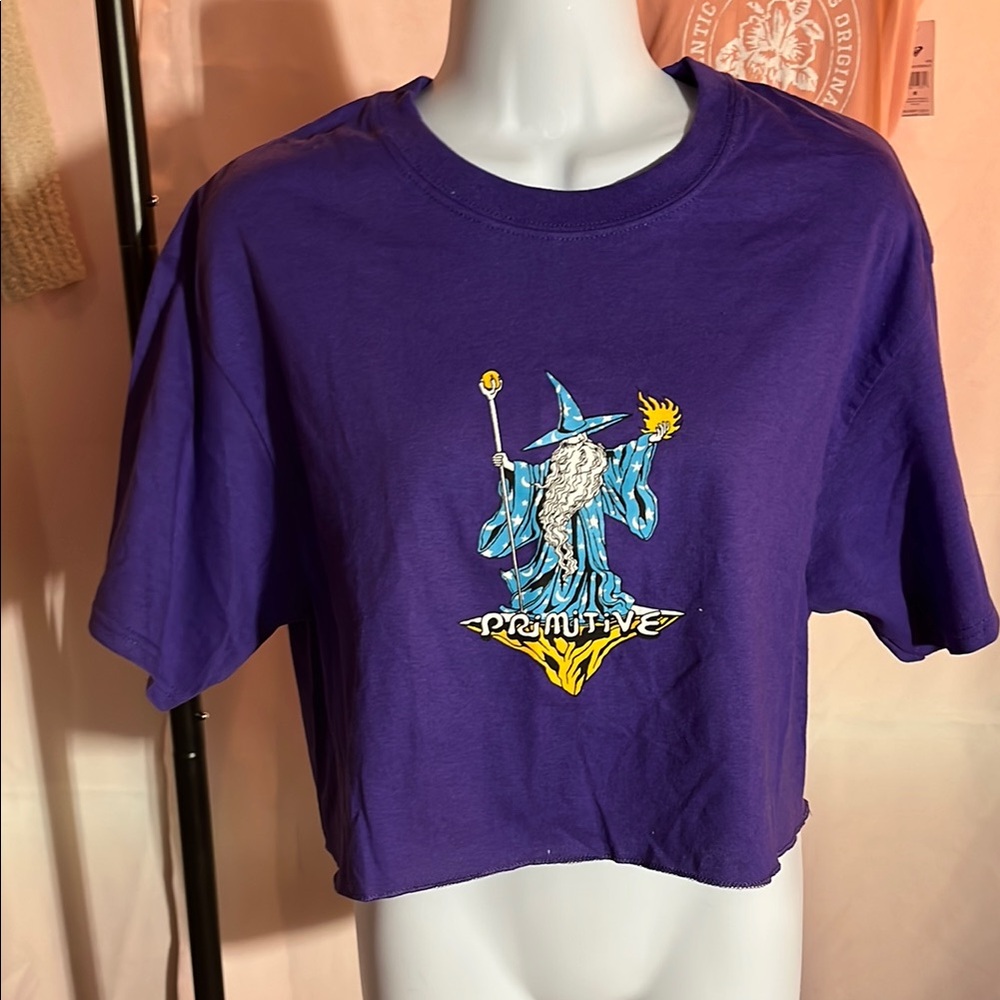 Zumiez Primitive Purple Tee with Wizard Design
